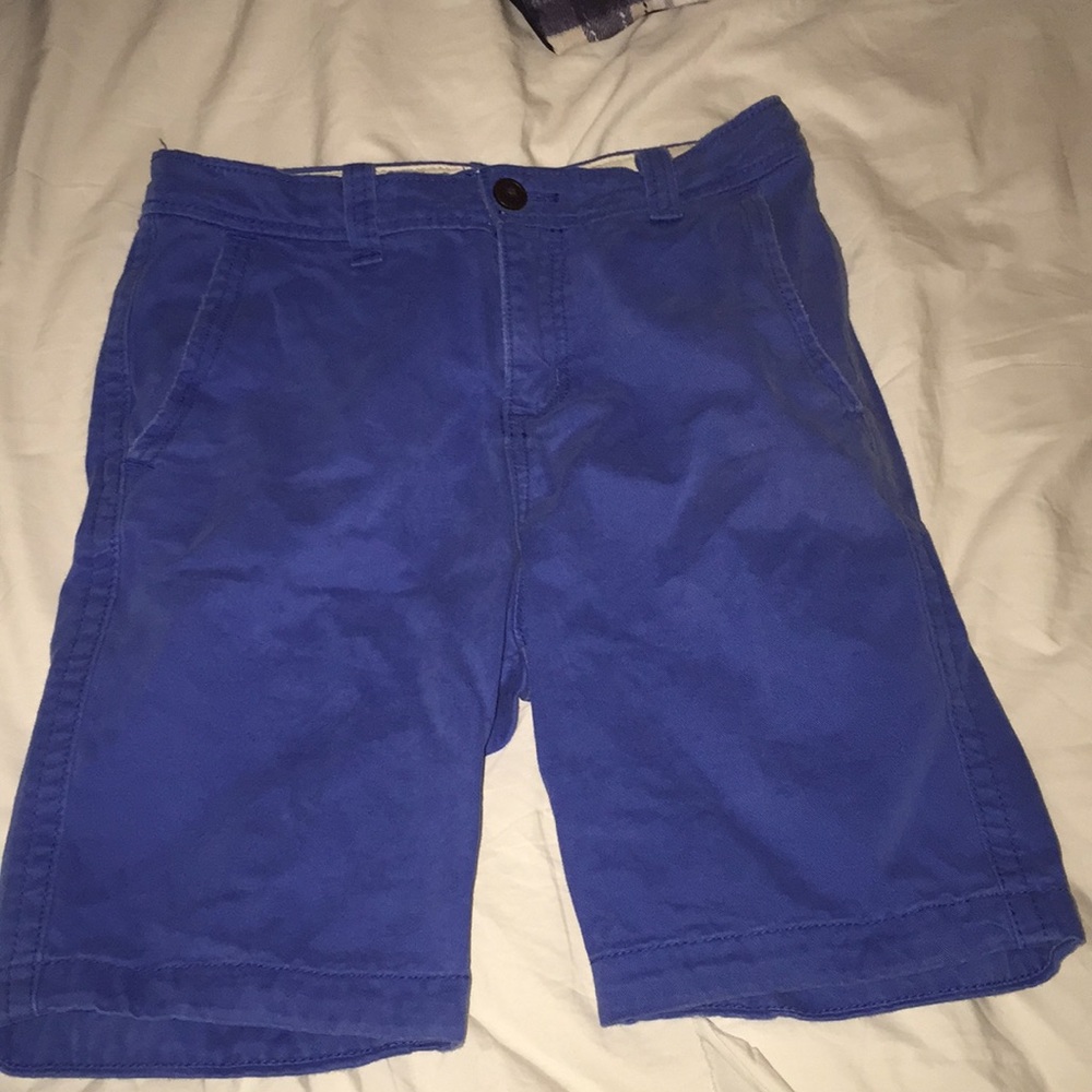 Blue Abercrombie Shorts, Navy Abercrombie shorts